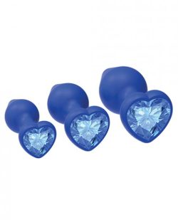 My Heart Will Go On Plug Set 3 Blue Butt Plugs main