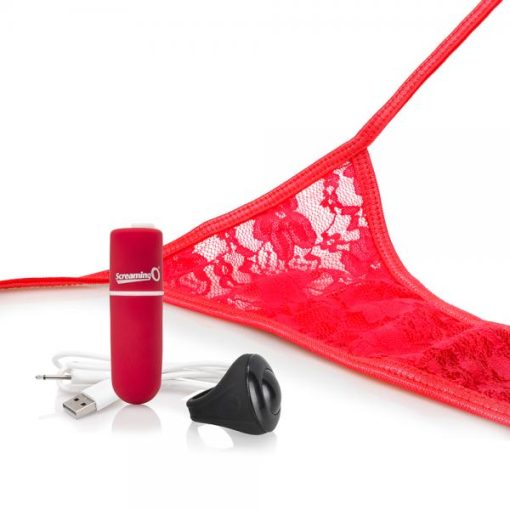 My Secret Charged Remote Control Panty Vibe Red O/S second