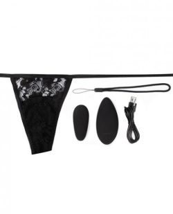 My Secret Premium Ergonomic Remote Panty Set Black main