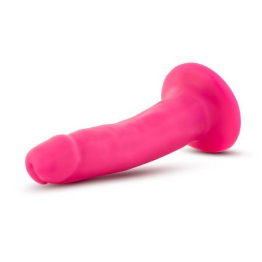 Neo 5.5 inches Dual Density Cock Neon Pink Dildo second