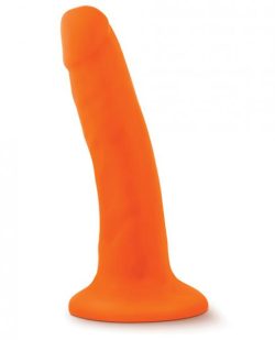 Neo Dual Density 6 inches Cock Neon Orange Dildo main