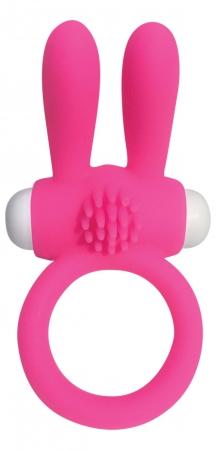 Neon Rabbit Ring Vibrator Pink main