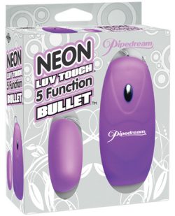 Neon luv touch bullet - 5 function purple main