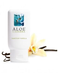 New aloe cadabra organic lubricant - tahitian vanilla 2.5 oz bottle main