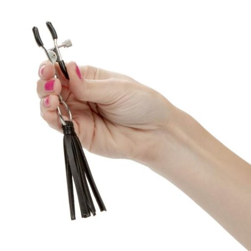 Nipple Play Playful Tassels Nipple Clamps Black second