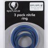 Nitrile Cock Ring Set-Blue second