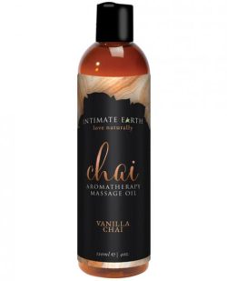 Organic chai massage oil w/vanilla and chai - 4 oz main
