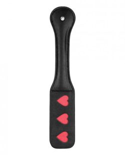 Ouch Hearts Impression Paddle Black main