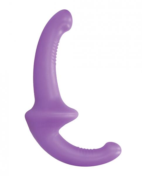 Ouch silicone strapless strap on purple main
