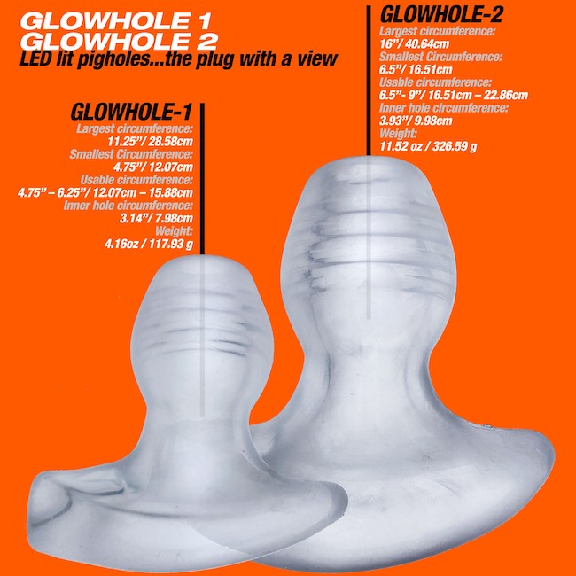 Oxballs Glowhole Hollow LED Butt Plug 4