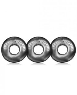 Oxballs Ringer Donut 1 Steel Silver Rings Pack Of 3 main