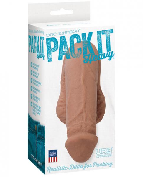 Pack It Heavy Realistic Dildo For Packing Brown second