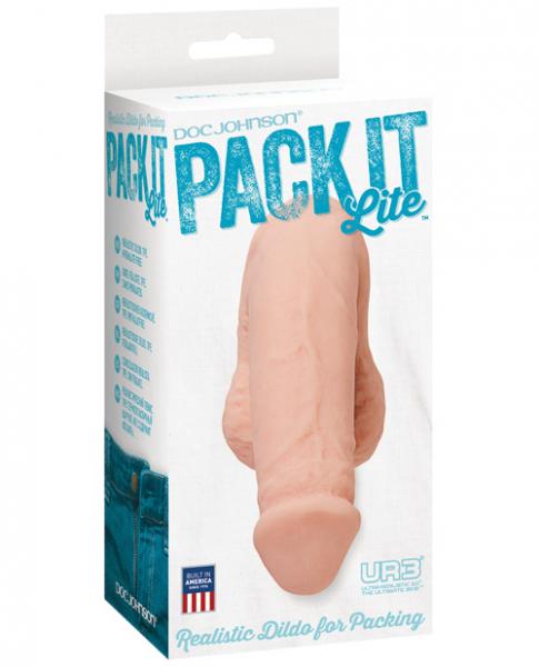 Pack it lite realistic dildo for packing white 4. 8 inch second