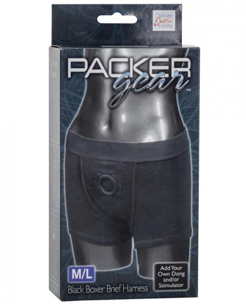 Packer gear black boxer harness m/l second