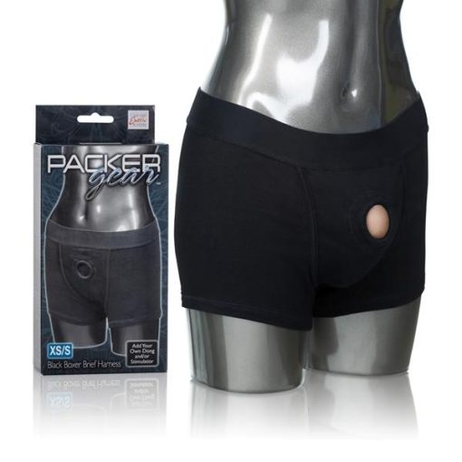 Packer gear black boxer harness xs/s second