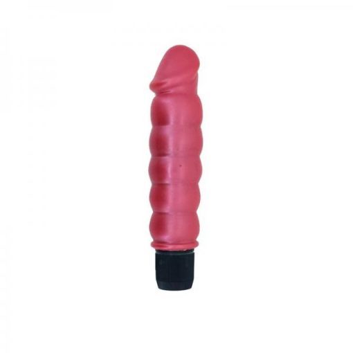 Pearl Sheen Ribbed Vibrator Pink main