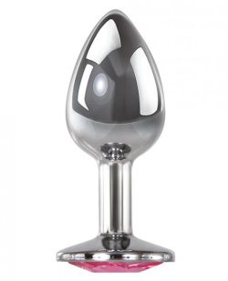 Pink Gem Aluminum Anal Plug Medium main