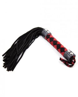 Plesur 15 inches Leather Flogger Black main