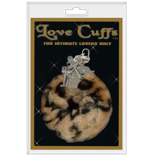 Plush Love Cuffs Leopard Handcuffs second