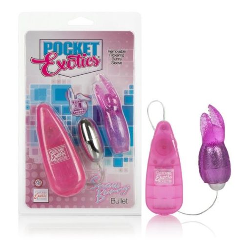 Pocket Exotics Snow Bunny Bullet Pink Vibrator second