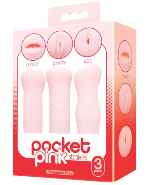 Pocket pink strokers 3 pack second