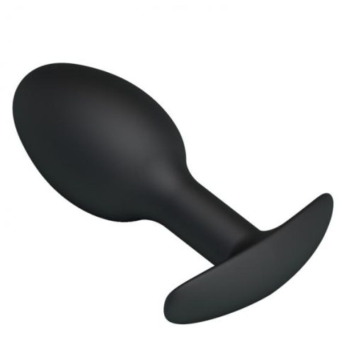 Pretty Love 3.34 inches Silicone Anal Plug with Ball Black second