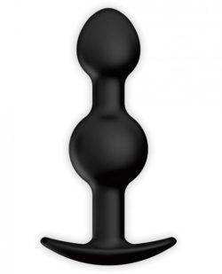 Pretty Love 4.92 inches Silicone Anal Plug with Ball Black main