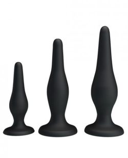 Pretty Love Beginner's Mini Anal Kit Black Set Of 3 main