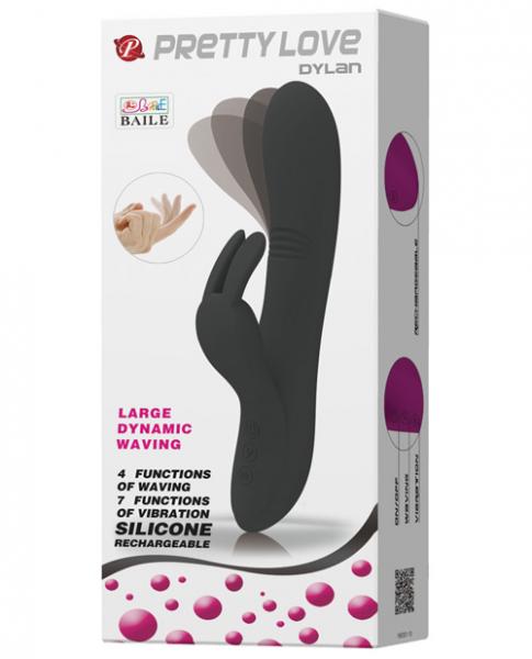 Pretty love dylan bunny ears come hither rabbit vibrator black second