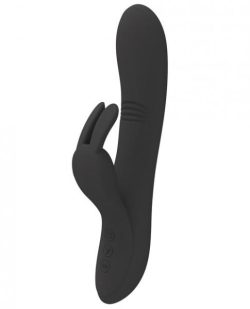 Pretty Love Dylan Bunny Ears Come Hither Rabbit Vibrator Black main