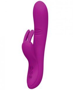 Pretty Love Dylan Bunny Ears Come Hither Rabbit Vibrator Purple main