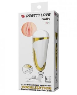 Pretty Love Sally Stroker 12 Function White Gold main