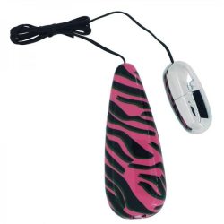 Primal Instinct Pink Zebra Bullet Vibrator main