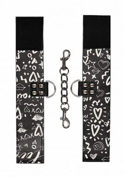 Printed Handcuffs Street Art Fashion Black main