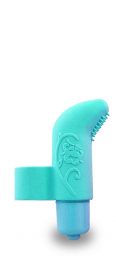 Pure Silicone Finger Vibe Blue main