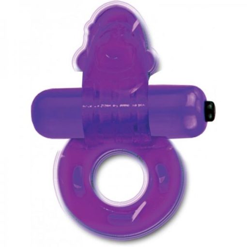 Purrrfect Pet Cock Ring Tickle Me Dolphin Purple main