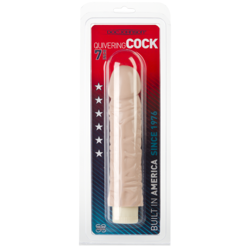 Quivering Cock 8 inches Beige Vibrator second
