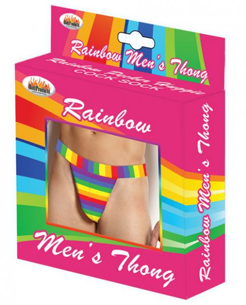 Rainbow Men's Thong One Size main