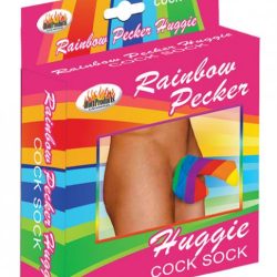 Rainbow Pecker Huggie Sock main
