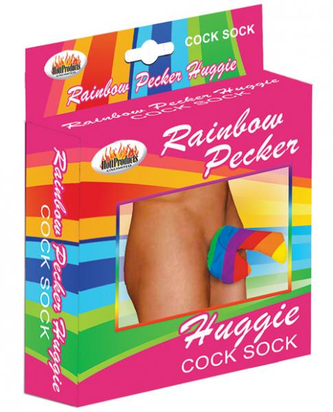 Rainbow Pecker Huggie Sock main
