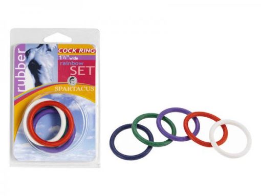 Rainbow Rubber C Ring 5 Per Set 1.5 Inch second