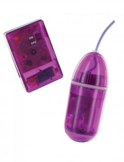 Remote Control Waterproof Bullet 3.25 Inch - Purple main