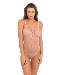 Rene Rofe Undone See Through Bodysuit Rose O/S main