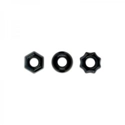 Renegade Chubbies 3 Pack Cock Rings Black main