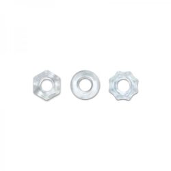 Renegade Chubbies 3 Pack Cock Rings Clear main