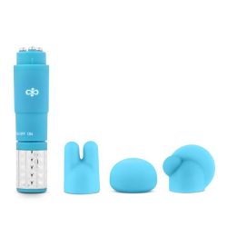 Revitalize Massage Kit with 3 Silicone Attachments Blue main
