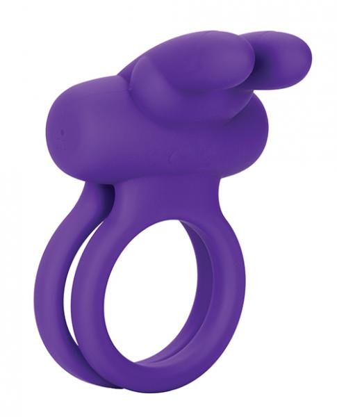 Rockin Rabbit Enhancer Vibrating Cock Ring Purple main