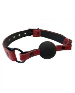 Rouge Ball Gag Burgundy Black main