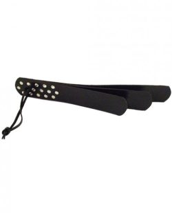 Rouge Three Straps Paddle Black Leather main