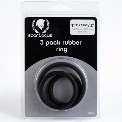 Rubber C Ring Set - Black second